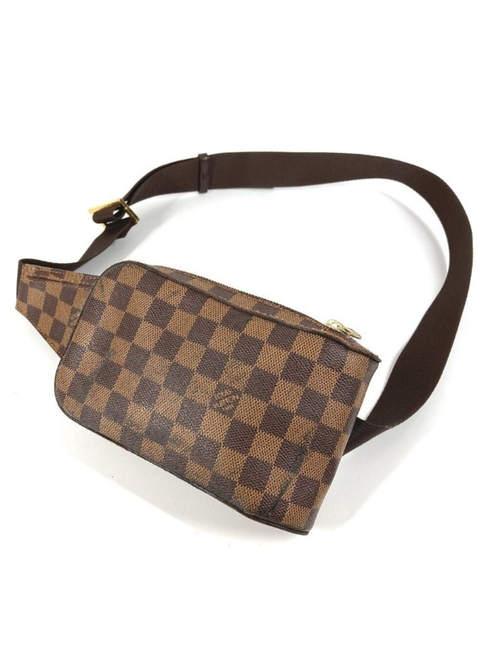 Louis Vuitton Belt Bag Geronimos Vintage Damier Canvas Ebene Brown - Picture 3 of 9
